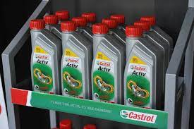 Kat botol 2 ade tulis made / bottled / packaged in europe. Minyak Pelincir Motosikal Castrol Activ Baharu Dilancarkan Gohed Gostan