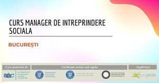 Curs Manager De Intreprindere Sociala 16 26 Septembrie 2021 BucureÈ™ti Extreme Training