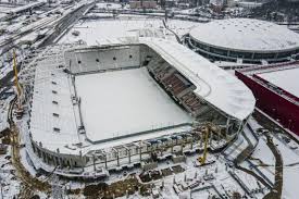 Stadion nabiera już kształtów prawdziwego, pięknego obiektu, a nie boiska z jedną trybuną. Zagladamy Na Plac Budowy Stadionu Lks W Lodzi Architektura