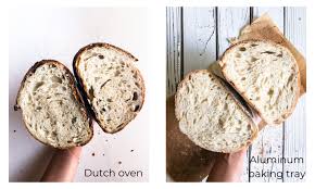 When oven is at 450 i place the bread in and then use. How To Bake Sourdough And Any Crusty Bread Without A Dutch Oven Halicopter Away