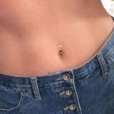 Lunula Belly Button Barbell Minimal Belly Ring Jewelry Etsy Belly Button Piercing Jewelry Belly Button Piercing Rings Belly Button Piercing