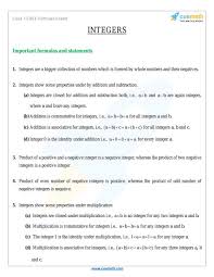 We realise that students transitioning from the middle to senior school have specific requirements with regard to monitoring of performance and guidance at each step. Class 7 Maths Formulas Download All Math Formulas Cuemath