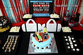 25th Birthday Theme Decoration Ideas For Mens Birthday Party Time2partay Blogspot Com An Extra Healthy Fitness Themed Party Party Themes Birthday Surprise Party Party