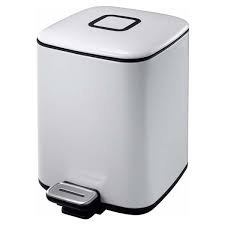pin op kleine prullenbak afvalbak tot 10 liter voor badkamer