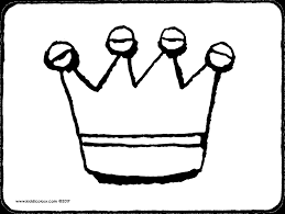 Illustratie van vector illustratie kleurplaat van een jonge koning draagt ??een kroon en lachend. Prinsen En Prinsessen Kleurprenten Kiddicolour