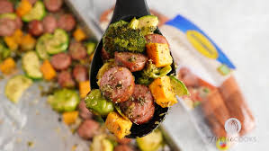 Allrecipes has more than 80 trusted turkey sausage recipes complete with ratings, reviews and mixing tips. Sheet Pan Turkey Sausage And Vegetables Averie Cooks