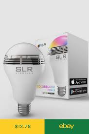 Led Rgb Color Bulb Light E27 Bluetooth Control Smart Music Audio Speaker Lamps Led Bulb Packaging Led Light Bulb Light Bulb