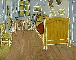 Van gogh bedroom coloring page. A Closer Look At Bedroom In Arles By Vincent Van Gogh