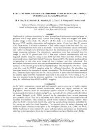 First of all, an area code denotes a specific region, while the country code denotes the entire country. Pdf Remote Sensing Retrievals From Spot Measurements Of Aerosol Over Penang Island Malaysia