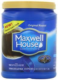 Maxwell House Original Roast Ground Coffee 42 5 Ounce Value Container Whatever Size You Get Who Doesn T L Coffee Grounds Maxwell House Coffee Maxwell House