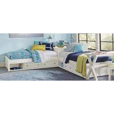 These white platform bed twin come with amazing features and enhance safety and the quality of sleep. Rosebery Kids Summerland Twin L Shaped Storage Platform Bed In White Walmart Com Walmart Com