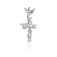 Evisu seemingly confirmed its travis scott collab by sharing an instagram post featuring two pictures of la flame. Custom Clasp Cactus Cross Pendant Necklace Chain Bijouterie Gonin