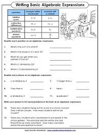 Multiple choice questions simplifying algebraic expressions. Matching Algebraic Expressions Worksheet Nidecmege