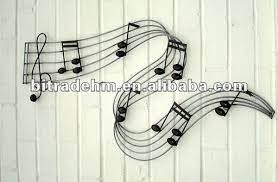 The frame of the music note wall decor is created. Metal Music Notes Wall Decor Metal Notas Musicais Da Decoracao Da Parede Black Metal Wall Art Music Wall Art Metal Art