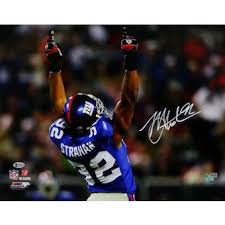 @michaelstrahan sits down with the to see if he still has what it takes to deliver tampa a hometown super bowl. Michael Strahan Memorabilia Autographed Michael Strahan Collectibles Www Sportsmemorabilia Com