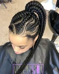 Latest 2019 Cornrow Hairstyle Cornrow Hairstyles Girls Hairstyles Braids Big Cornrows Hairstyles