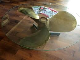 Recycling Old Boats Shipwreck Furniture Propeller Decor Nautical Decor Living Room Nautical Coffee Table