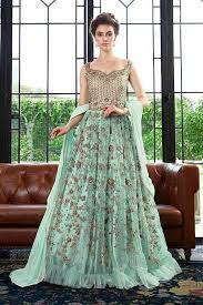 Maybe you would like to learn more about one of these? Buy Party Wear Floral Embroidered Anarkali Dress In Net Online Like A Diva