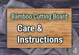 Bamboo Cutting Board Care Instructions Kitchensanity