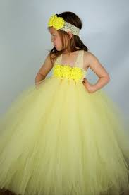 Vestido De Tul Amarillo Maiz Partido Princesa Nina Por Bbmcreations Flower Girl Dresses Girls Dresses Fashion