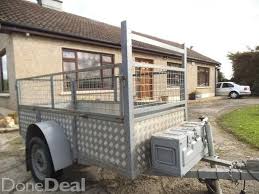 7 Ft Single Axle Trailer Good Strong Trailer With Aluminium Sides And Galvanised Floor Tool Box Jocke Trailers For Sale Aluminum Siding Used Trailers For Sale