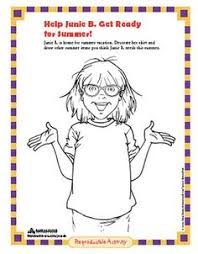 Jones and the stupid smelly bus comprehension unit. Junie B Jones Coloring Pages Spying