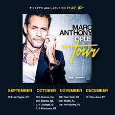 We inspire, we are the change, we create. Marc Anthony Announces Opus North American Tour Justnje