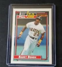 H/t joe dolansky (jim walsh). 1992 Topps Barry Bonds All Star Baseball Card Ebay