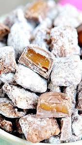 Salted Caramel Rolo Muddy Buddies Recipe Yummy Sweets Sweet Snacks Eat Dessert