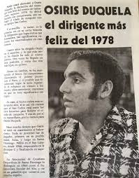 throwback 1978... Articulo del dirigente Osiris Duquela cuando dirigia al  Club San Carlos.
