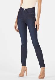High Waisted Tummy Tamer Jeans In Blue Depths Get Great