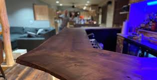 T20p plank black walnut (ramain39 izakaya, huntington beach, ca ). Black Walnut Live Edge Bar Top That Locust Hill Customs Facebook