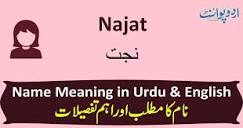 Najat Name Meaning in Urdu - نجت - Najat Muslim Girl Name