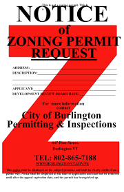 Properties with frontages on two or more streets (ie. Public Notice Of Permit Applications City Of Burlington Vermont