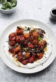 Ottolenghi Cherry Tomatoes With Yoghurt Simple Recipe Recipe Ottolenghi Recipes Yotam Ottolenghi Recipes Tomato Recipes