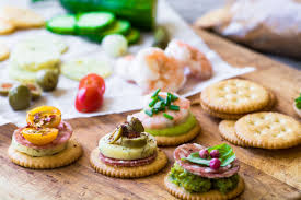 Easy Springtime Ritz Cracker Canapes Celebrate The Return Of Warmer Weather With A Collection Of Colo Christmas Appetizers Easy Ritz Crackers Appetizers Easy