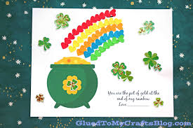 Ultimate success, fulfillment, or happiness: You Are The Pot Of Gold At The End Of My Rainbow Kid Craft