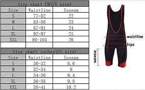 Arsuxeo Mens Cycling Bike Bib Shorts