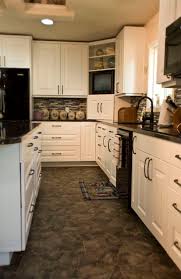 incredible white kitchen cabinets black