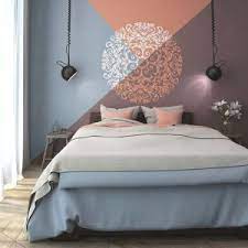 We're surprised that it's hardly seen in the bedrooms, when it's all over our kitchens and living rooms. 33 Best Geometric Wall Art Paint Design Ideas 33decor Bedroom Wall Designs Bedroom Wall Bedroom Wall Paint