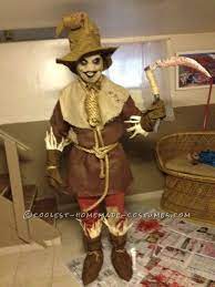 Coolest 1000 Homemade Costumes You Can Make Scarecrow Costume Homemade Halloween Costumes Halloween Costumes Scarecrow