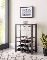26.633'' h x 15.75'' w x 11.5'' d; The Best Wine Rack Tables For Small And Quirky Spaces