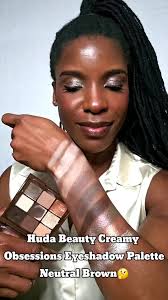 Huda Beauty Creamy Obsessions Eyeshadow Palette Neutral Brown! Huda Beauty  Creamy Obsessions Eyeshadow Palette Neutral Brown