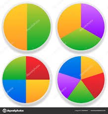 Pie Chart Vector Pie Chart Pie Graph Elements Stock