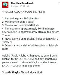 Salat Alduha Everyday Prayers Muslim Beliefs Zuhr Prayer