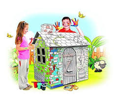 My Little Rattan Playhouse 34 25 Inch Tall Corrugated Ca Https Www Amazon Com Dp B01mrpeddl Creative Crafts Craft Projects For Kids Corrugated Cardboard