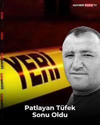 Tomarza-Tahtakemer Mahallesinde traktörü ile ağaç fidanı dikmeye giden  Halil Şahin, traktörün tekerinin aniden çukura düşmesi sonucu hemen yanında  bulunan tüfeğin aniden ateş alması ile vurularak ...