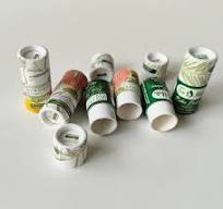 Round Kraft Paper Tube Packaging Cosmetic Containers Eco ...