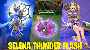 Hallo guys di vidio kali ini saya akan membagikan script skin selena dragon tamer dari squad sky red. Skin Selena Thunder Flash Skin Epic Rasa Skin Legend Model Dan Efek Animasinya Keren Banget Youtube