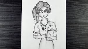 If yes, then watch our free online tutorials today. How To Draw A Lady Doctor Corona Fighters Drawing Doctor Drawing Pencil Drawing Youtube